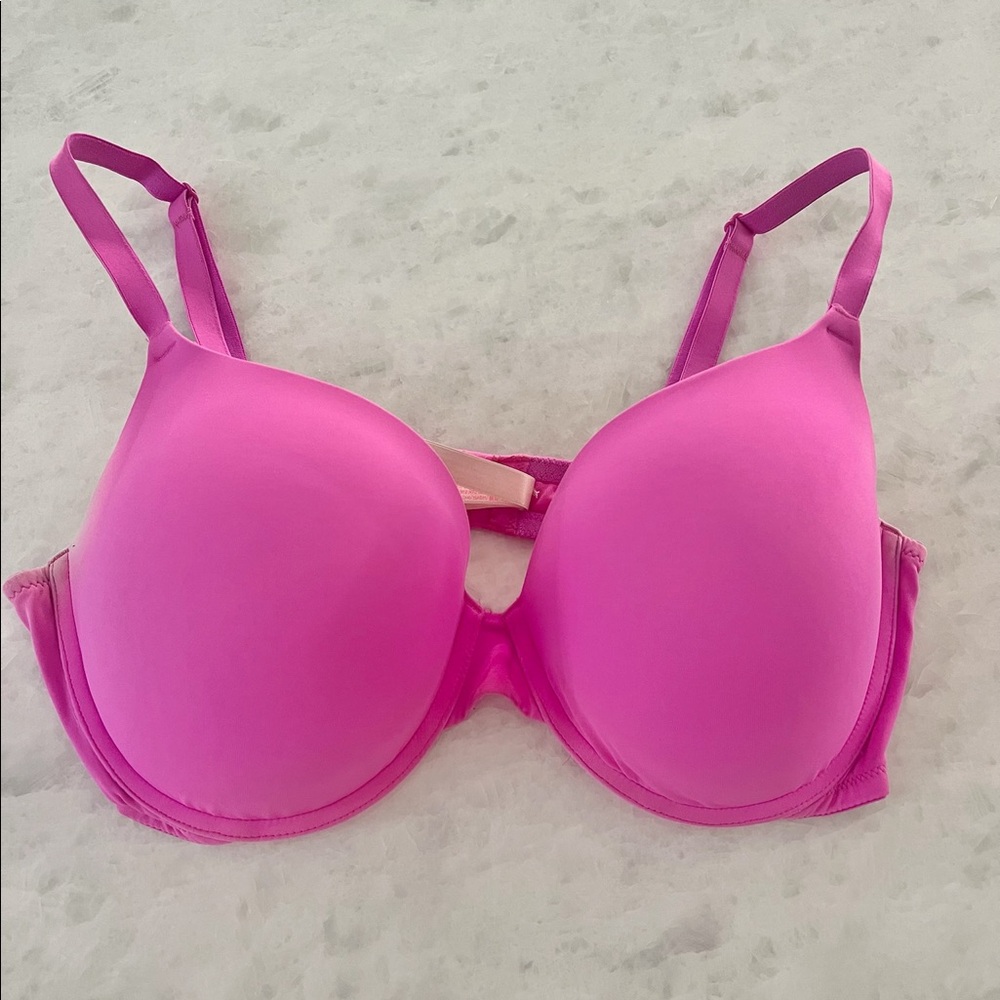 PINK Hot Pink Push-up Victoria’s Secret Bra 38DD